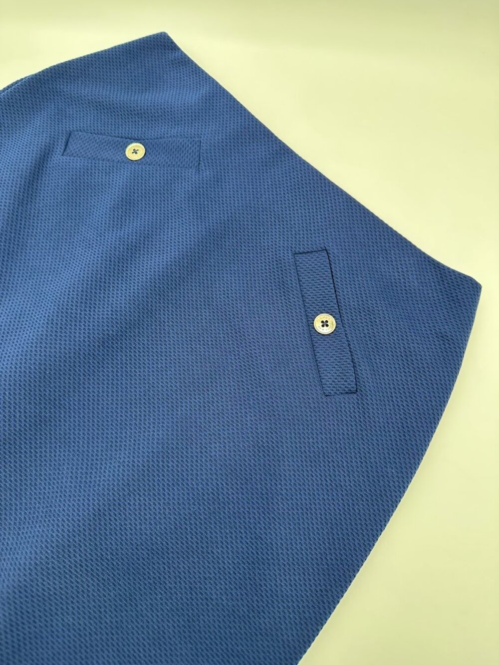 Jones NY Women's Honeycomb Picque Textured Pull On Skort, Size Small, Royal Blue